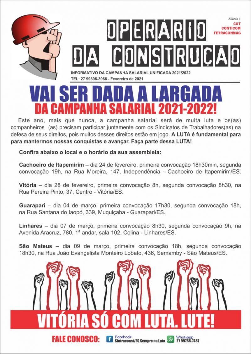 CAMPANHA SALARIAL 2021/2022